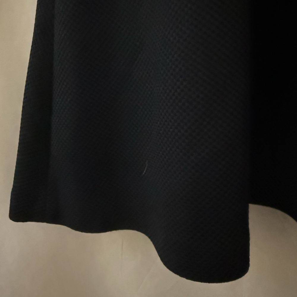 REBECCA TAYLOR Navy Stretch Textured Dress Size 2 - Picture 11 of 12